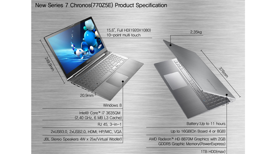 Samsung Series 7 Chronos (770Z5E) Laptop