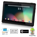 Dragon Touch® 7'' Dual Core Y88 Google Android 4.1 Tablet PC, Dual Camera, HD 1024x600, Google Play Pre-load, HDMI, 3D Game Supported (enhanced version of A13) [By TabletExpress]