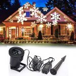 Christmas Decoration Rotating Projection Led Lights Snowflake Spotlight Christmas Led Projector Light Show Waterproof for Landscape or Wall